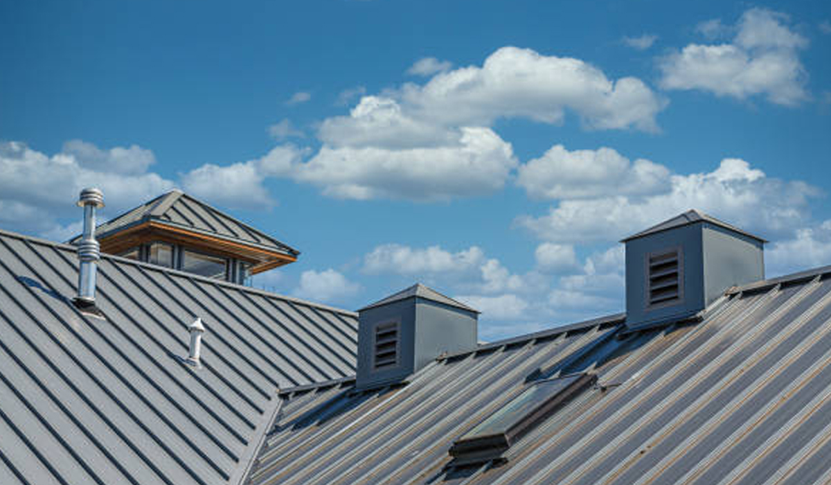 Metal roofing is one of the most efficient roof materials.