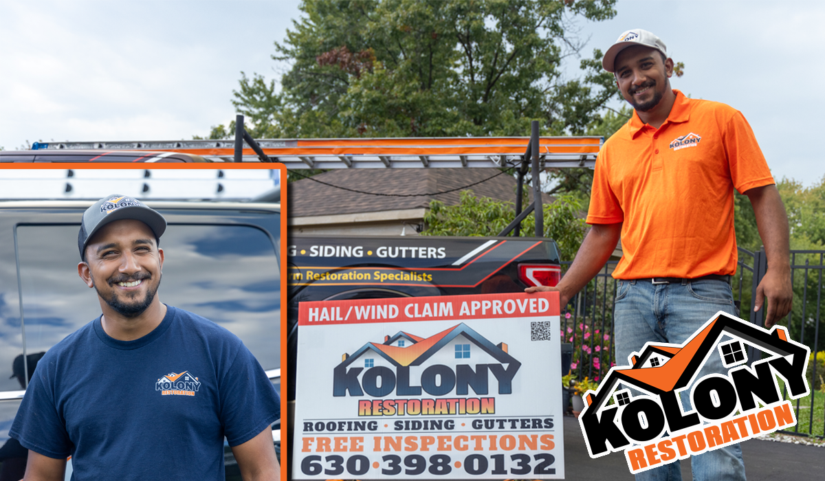 Roofers at Kolony Restoration Roofing Company.